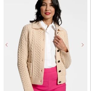 Frances Valentine wool fisherman sweater